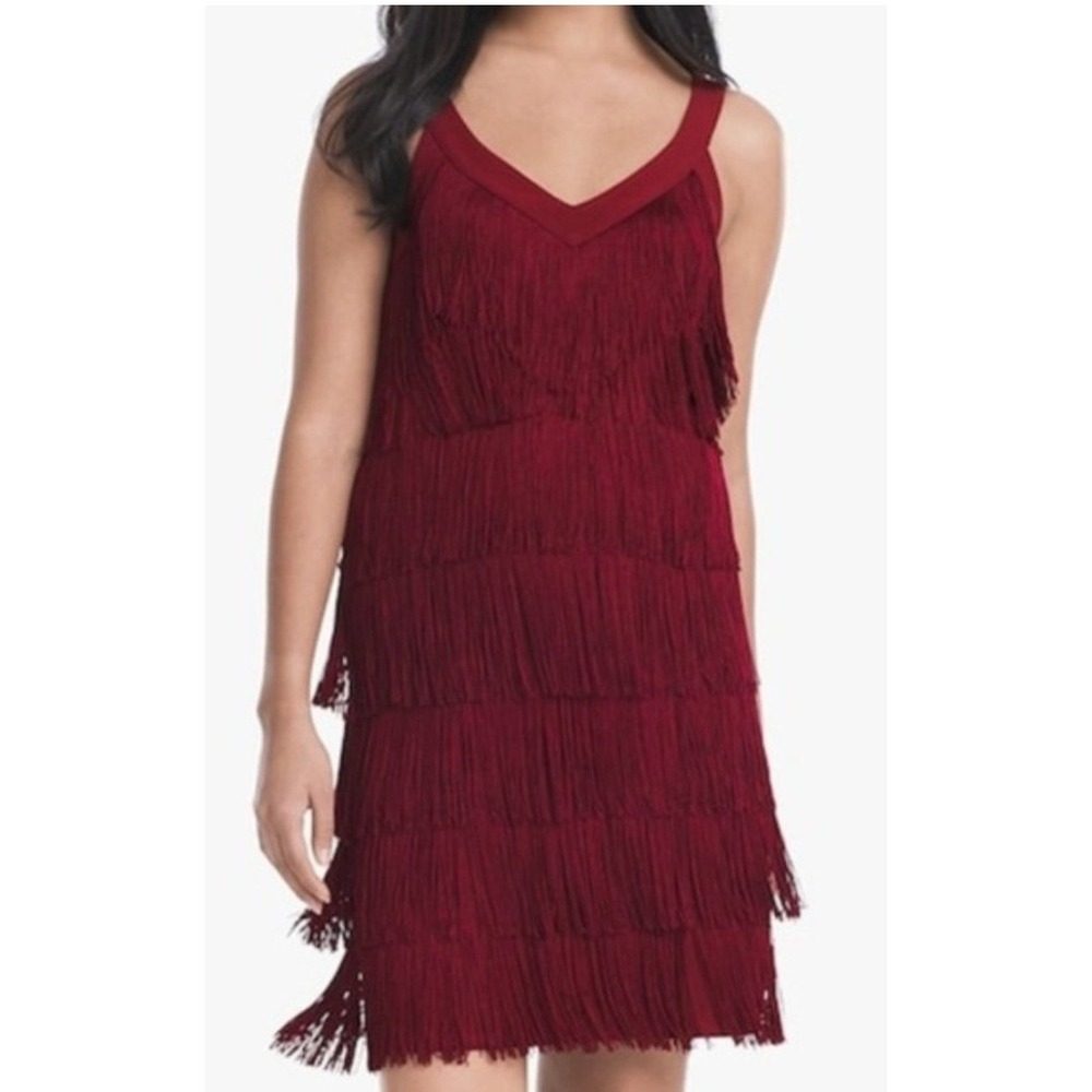 D226. Tiered Fringe Dress